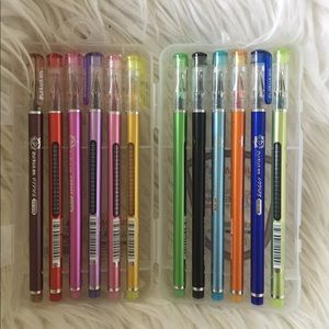 🐶 (3/$20!) 🖊 🖌Gel pen set like new!